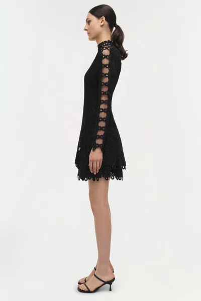 Simkhai Women's Signature Joy Long Sleeve Dress In Black In Black