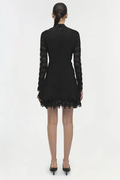 Simkhai Women's Signature Joy Long Sleeve Dress In Black In Black