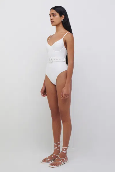 Simkhai Women's Signature Noa Swimsuit In White