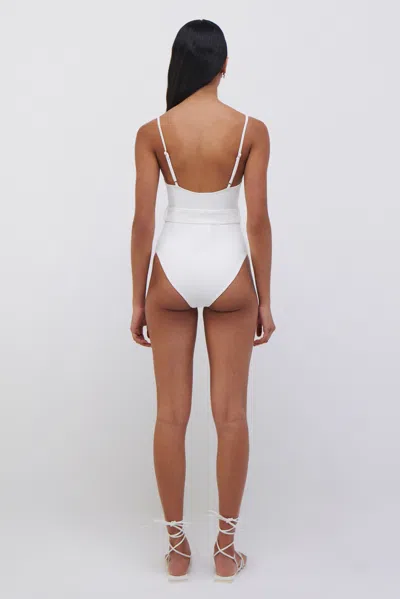 Simkhai Women's Signature Noa Swimsuit In White