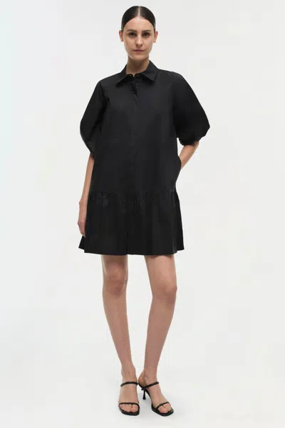 Simkhai Women's Short Sleeve Crissy Dress In Black