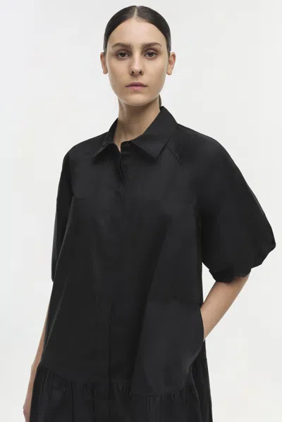 Simkhai Women's Short Sleeve Crissy Dress In Black