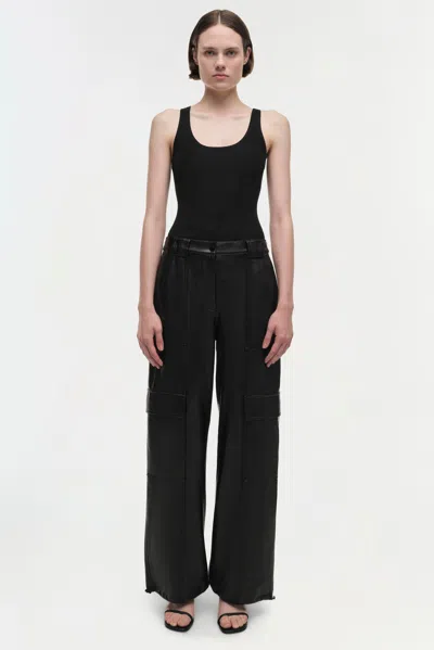 Simkhai Women's Wide Leg Sofia Pant In Black