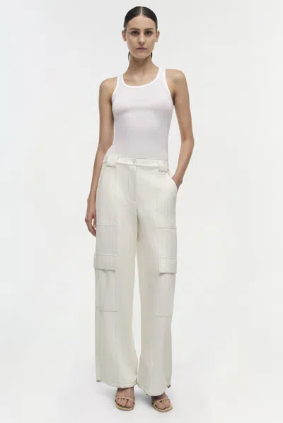 Simkhai Women's Wide Leg Sofia Pant In Ivory