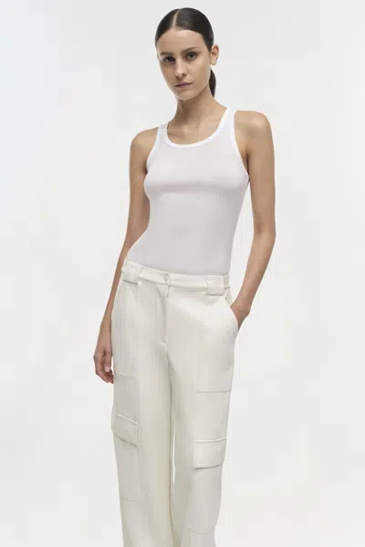 Simkhai Women's Wide Leg Sofia Pant In Ivory
