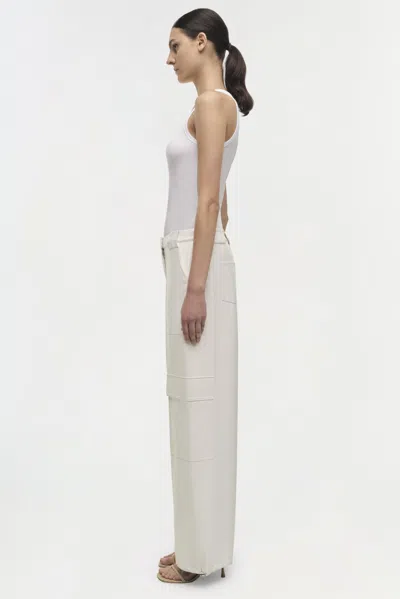 Simkhai Women's Wide Leg Sofia Pant In Ivory