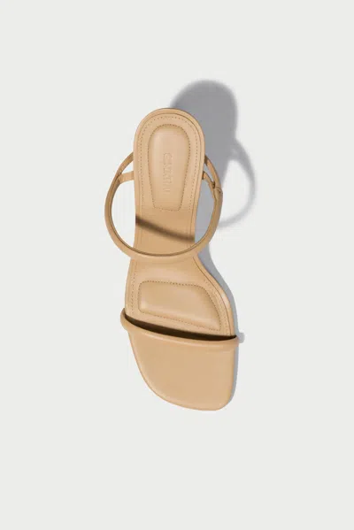 Simkhai Women's Siren Low Heel Sandal In Camel