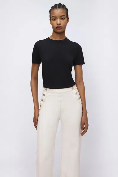 Simkhai Women's Crewneck T-shirt In Black In Black