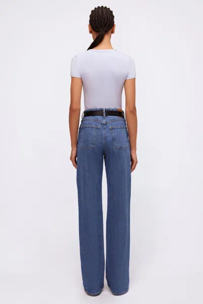 Simkhai Women's Soft T-shirt In Blue Haze In Brown