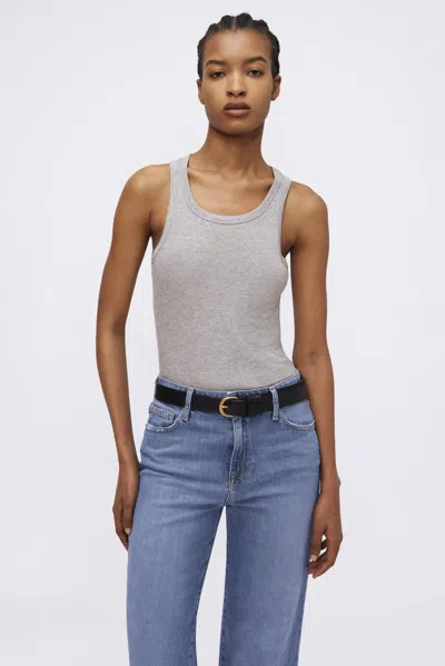 Simkhai Women's Scoop-neck Tank Top In Heather Grey In Gray