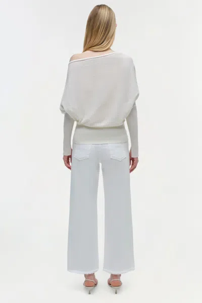 Simkhai Women's Lavina Sweater In Ivory In White