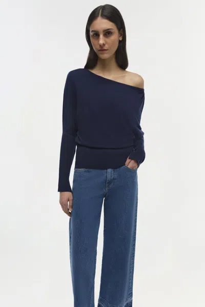 Simkhai Women's Knitted Lavina Sweater In Midnight In Blue