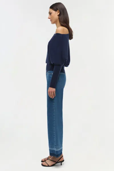 Simkhai Women's Knitted Lavina Sweater In Midnight In Blue