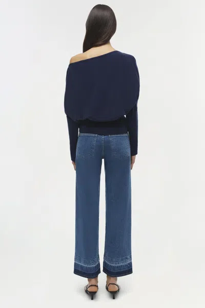 Simkhai Women's Knitted Lavina Sweater In Midnight In Blue