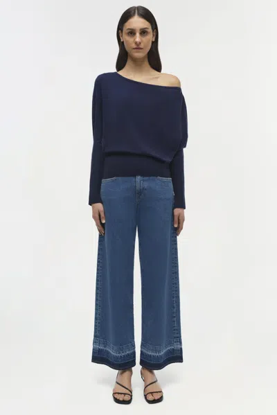Simkhai Women's Knitted Lavina Sweater In Midnight In Blue