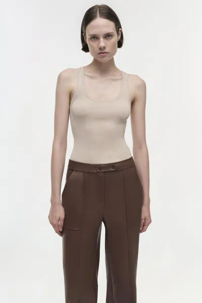 Simkhai Women's Knitted Kioni Tank Top In Sandstone In Nude