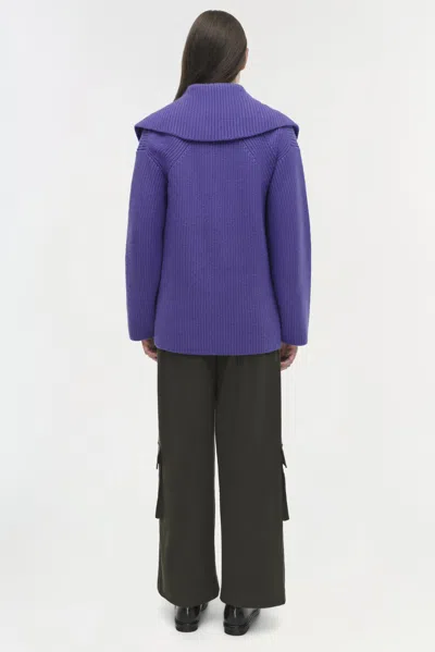Simkhai Women's Knitted Hollie Cardigan In Ultraviolet