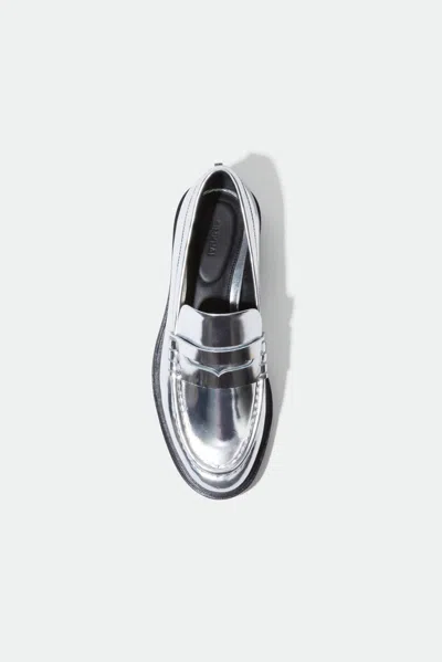 Simkhai Women's Harper Metallic Loafer In Silver