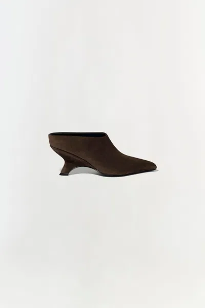 Simkhai Women's Shadow Suede Mule In Cacao