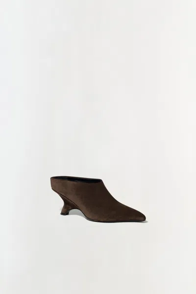 Simkhai Women's Shadow Suede Mule In Cacao
