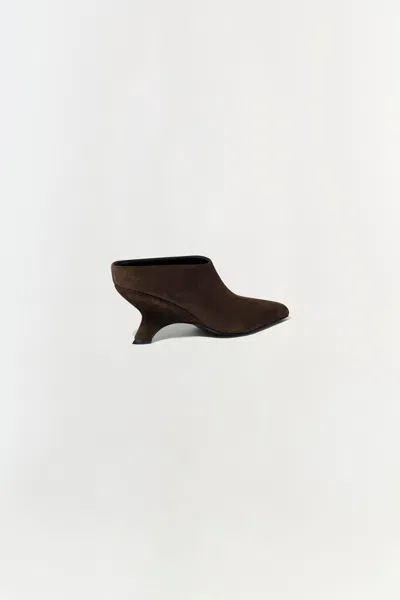 Simkhai Women's Shadow Suede Mule In Cacao