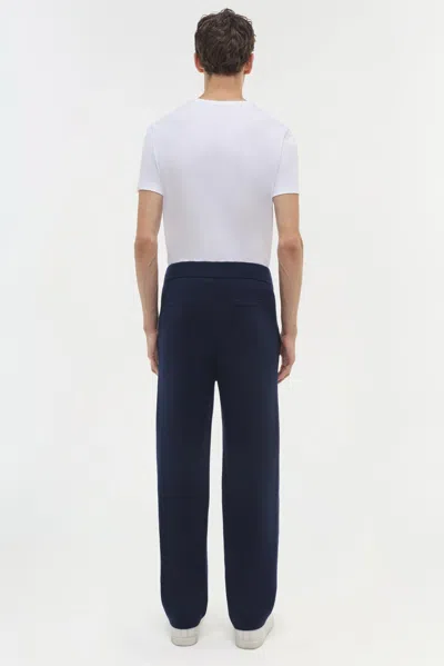 Simkhai Men's Knitted Ottis Pant In Midnight In Blue