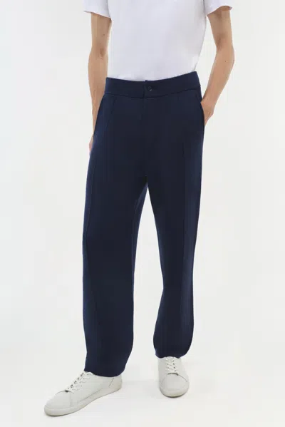 Simkhai Men's Knitted Ottis Pant In Midnight In Blue