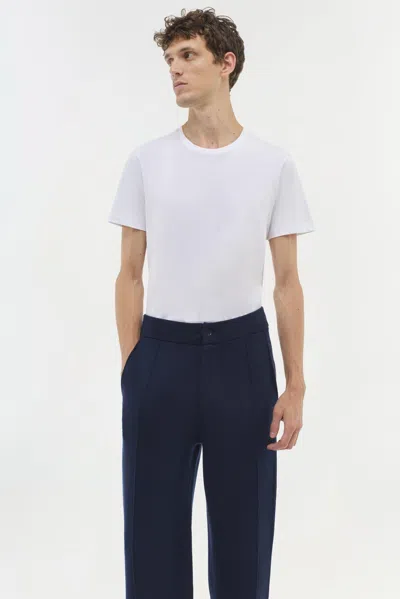 Simkhai Men's Knitted Ottis Pant In Midnight In Blue