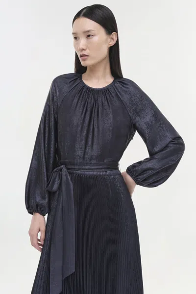Simkhai Women's Varenya Dress In Midnight