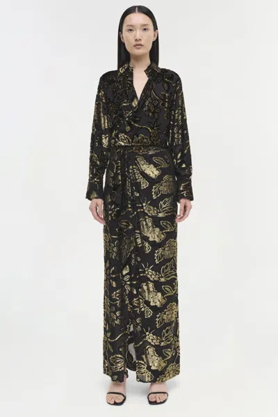 Simkhai Long-sleeved Dress In Black