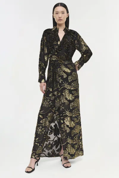Simkhai Long-sleeved Dress In Black