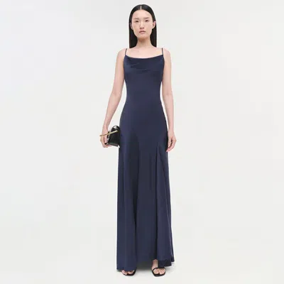 Simkhai Women's Finley Gown In Midnight