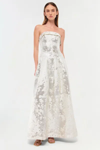 Simkhai Women's Octavia Gown In Silver In Silver