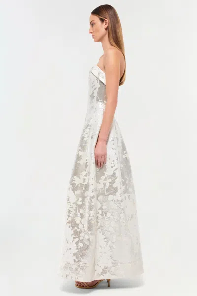 Simkhai Women's Octavia Gown In Silver In Silver
