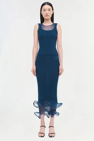 Simkhai Women's Kelso Knit Midi Skirt In Celestial