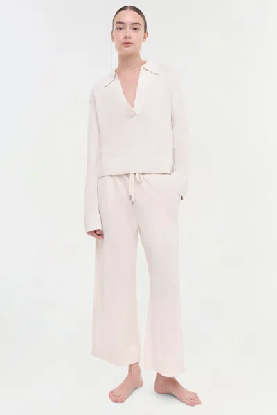 Simkhai Women's Celine Pants In Ivory