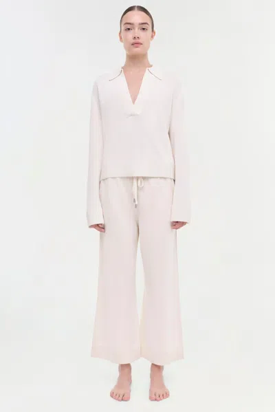 Simkhai Women's Celine Pants In Ivory
