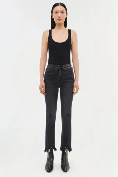 Simkhai River Straight Leg Denim Pants In Vintage Noir