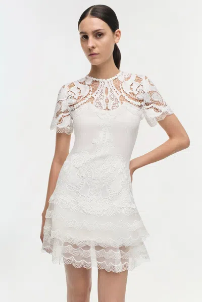 Simkhai Signature Paislee Dress In White In White