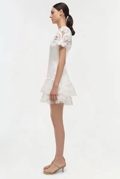 Simkhai Signature Paislee Dress In White In White