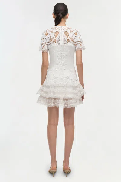 Simkhai Signature Paislee Dress In White In White