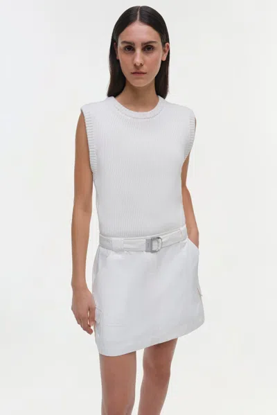 Simkhai Women's Knitted Sumner Dress In Ivory In Neutral