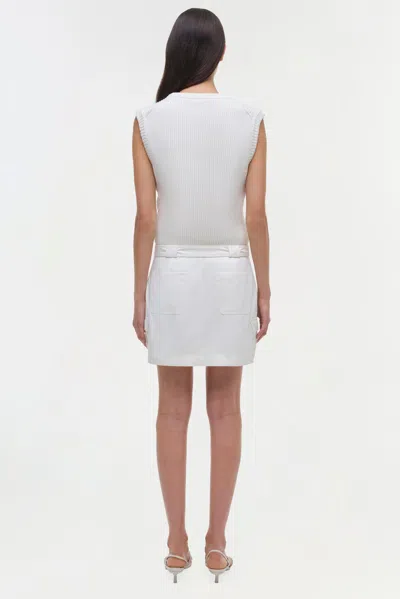 Simkhai Women's Knitted Sumner Dress In Ivory In Neutral