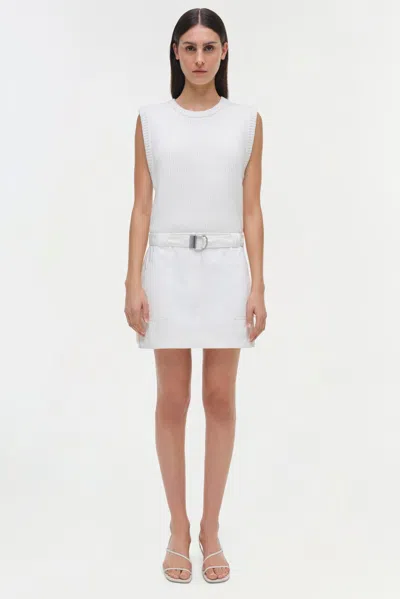 Simkhai Women's Knitted Sumner Dress In Ivory In Neutral