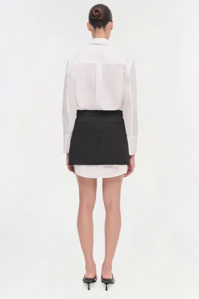 Simkhai Warren Long-sleeve Combo Shirtdress