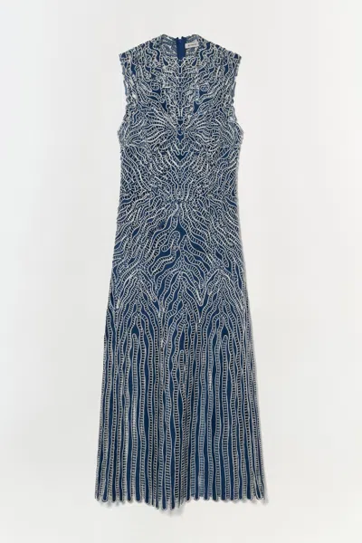 Simkhai Giovanna Dress In Blue