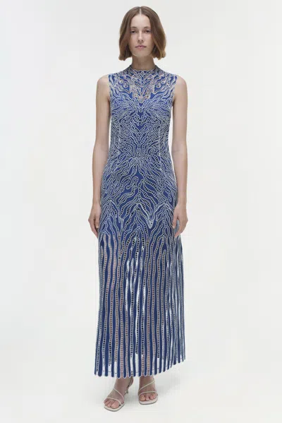 Simkhai Giovanna Dress In Blue