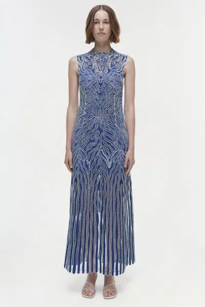 Simkhai Giovanna Dress In Blue