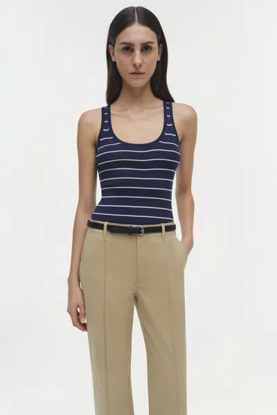 Simkhai Women's Kioni Tank Top In Midnight Stripe In Multi