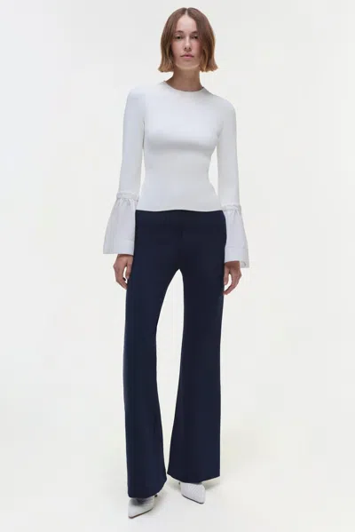 Simkhai Women's Knitted Agata Top In White In White